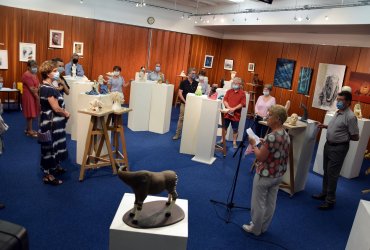 INAUGURATION EXPOSITION ATELIER DE PLAISANCE SCULPTURE